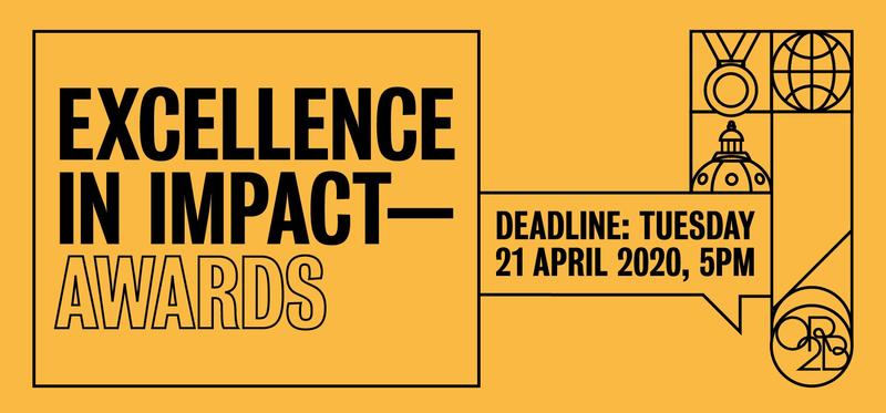 Excellence in Impact Awards - nominations open