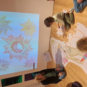 Visitors at Festival of Social Science military families event 