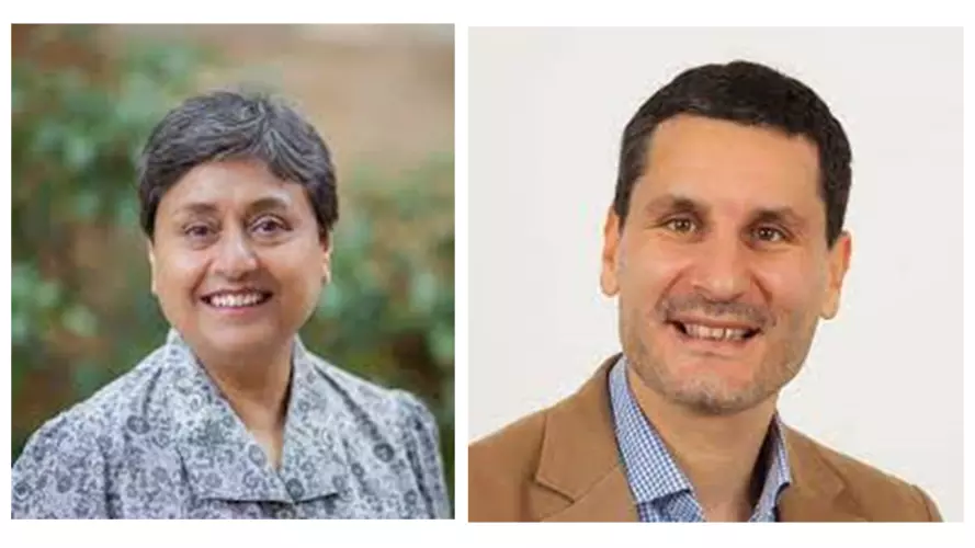 Nandini Gooptu (left) and Diego Sánchez-Ancochea (right)