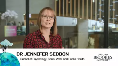 Dr Jennifer Seddon, School of Psychology, Social Work and Public Health