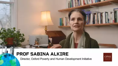 Prof Sabina Alkire, Director, Oxford Poverty and Human Development Initiative