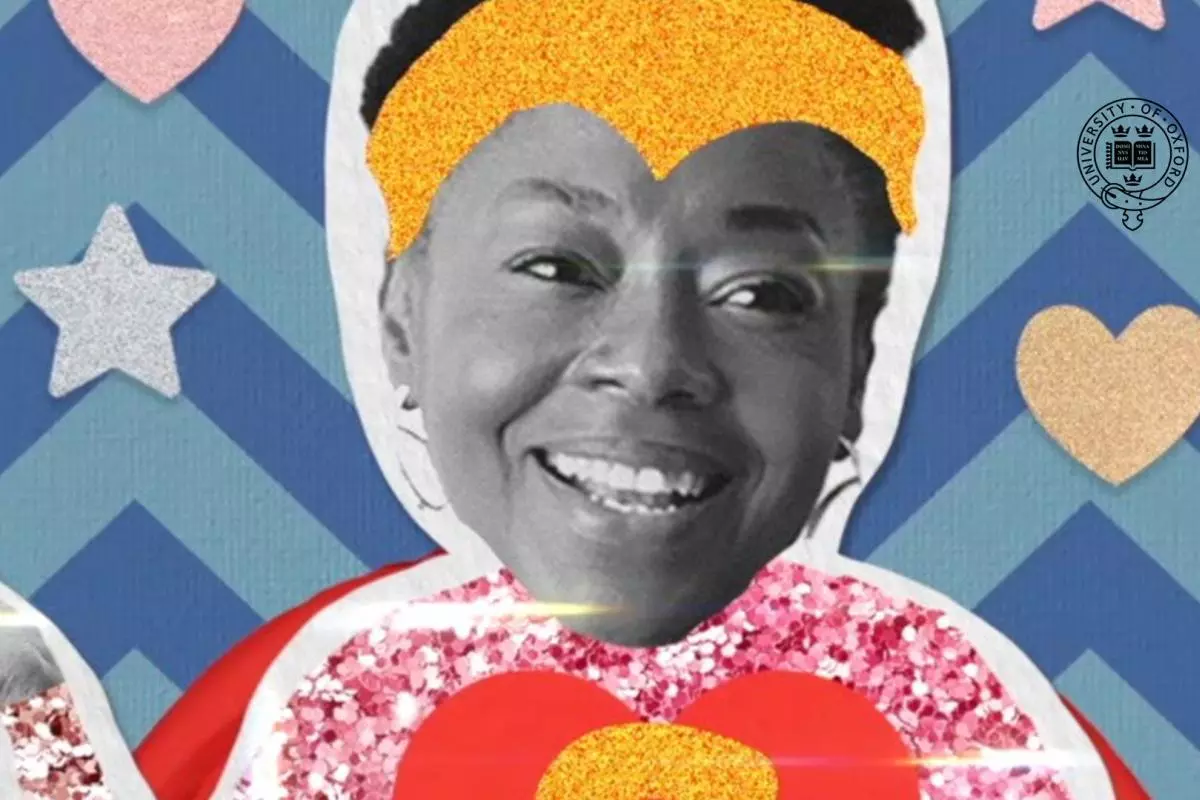 Isang Awah in a cut out graphic from the film